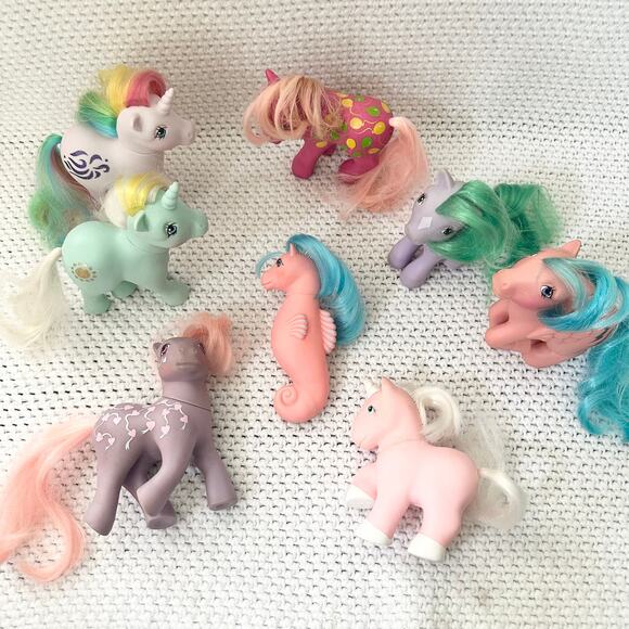 My Little Pony MLP G1 Figurines Toys Vintage Bundle Set 8 Hong Kong 1983 Read - Picture 3 of 15